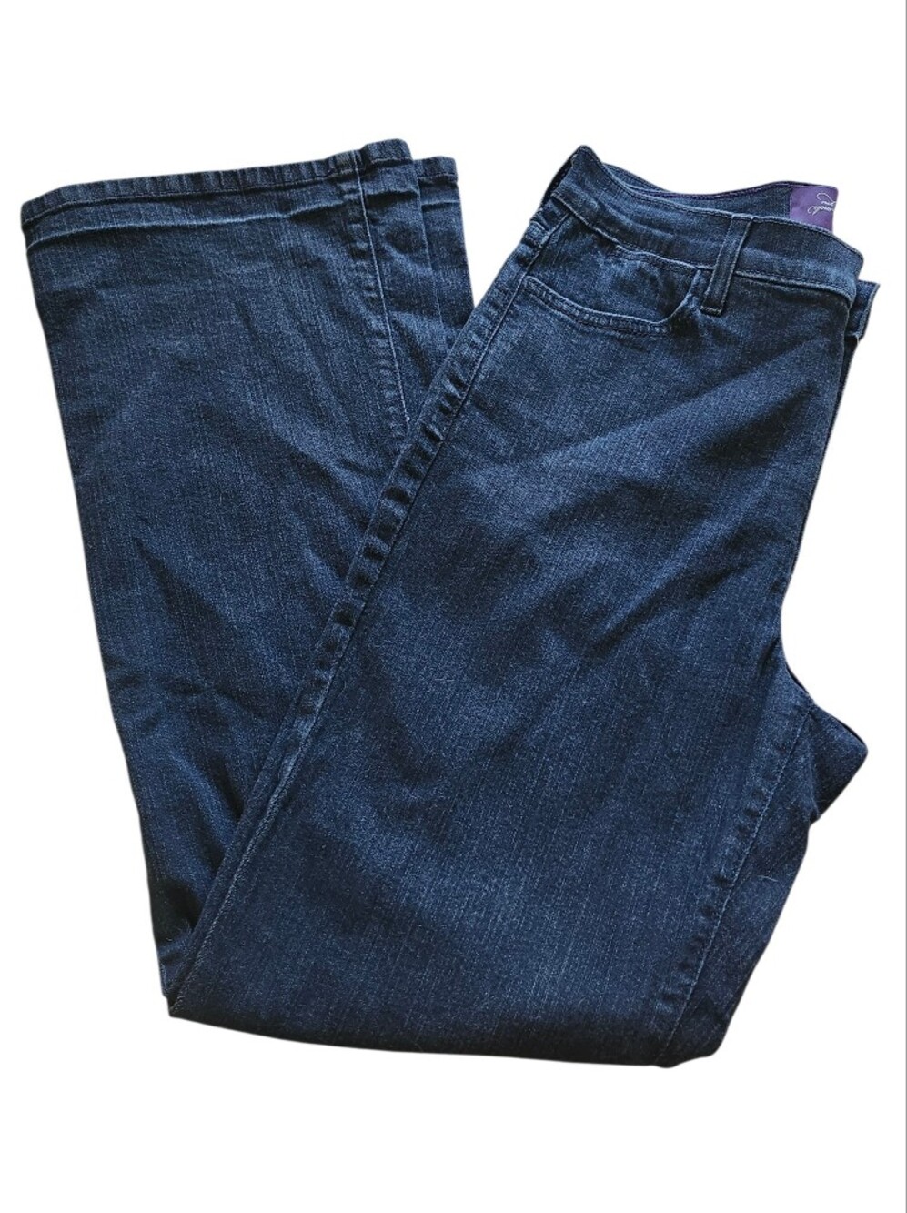 NYDJ Sarah Classic Bootcut Dark Wash Jeans. Sz 10P